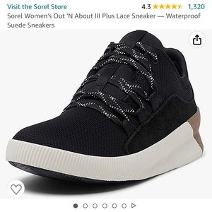 Sorel out and about lace sneakers